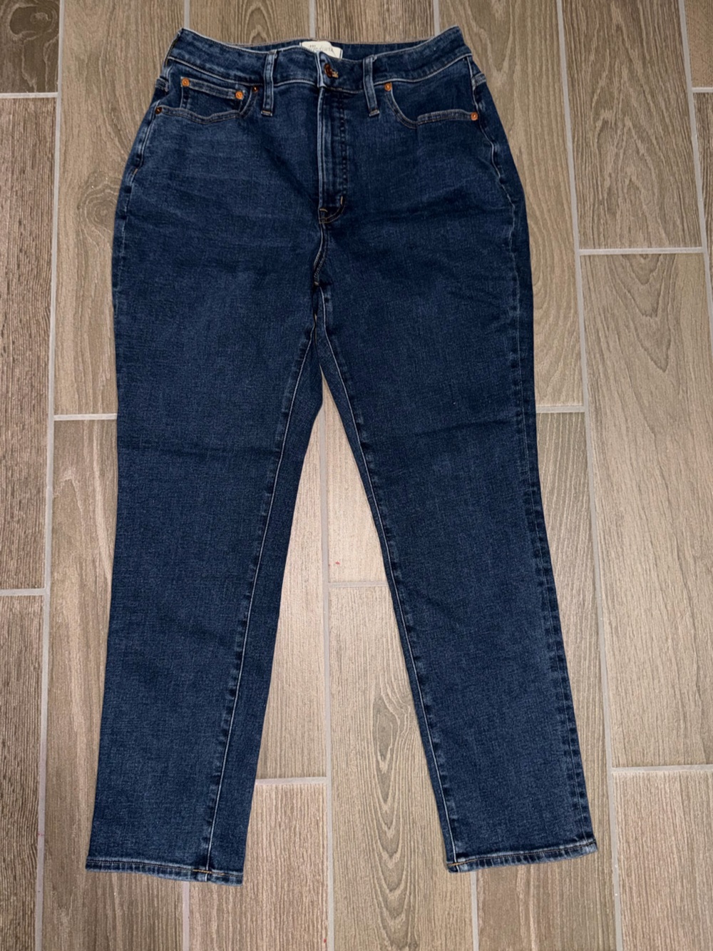 Madewell the Curvy perfect vintage Dark Blue Women's Jeans